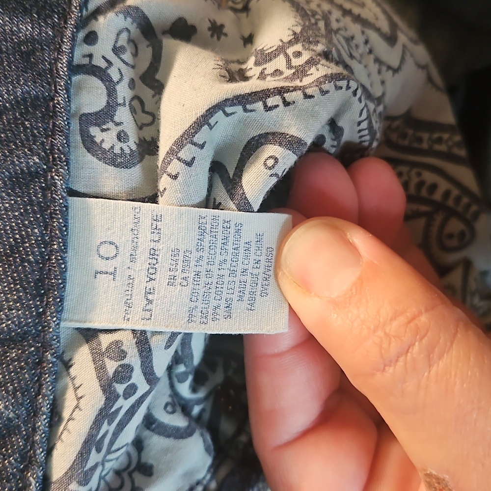 American Eagle Outfitters Dark Blue Straight Leg Jeans - Picture 4 of 4